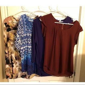 Set of 4 small women’s tops